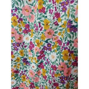 Nasty Gal Collection Dress Plus Sz 18 Floral 100% Cotton Lightweight Maxi Spring